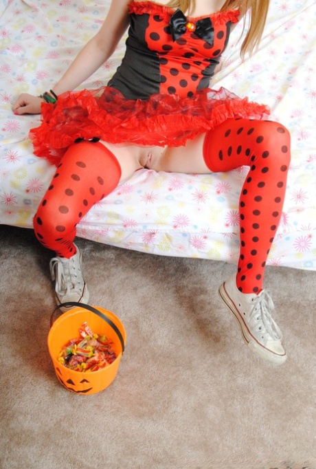 Lady Bug model hot photo